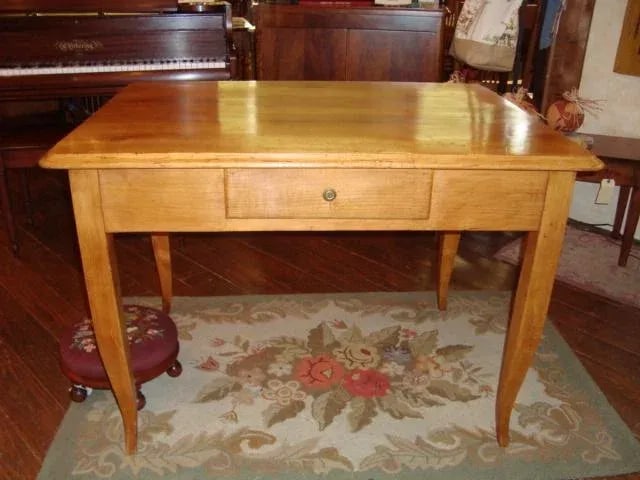 19th Century French Farm Style Writing Desk - 5