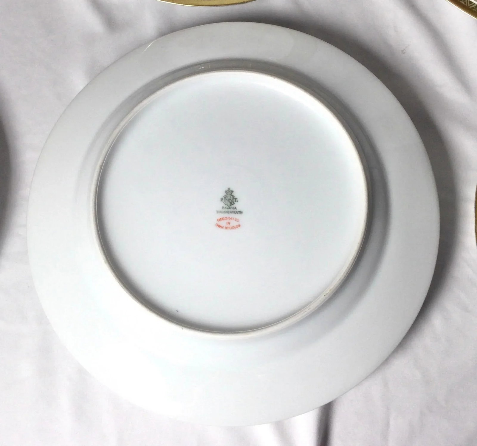 Vintage Tirschenreuth Porcelain Service Plates- Set of 12 - 3