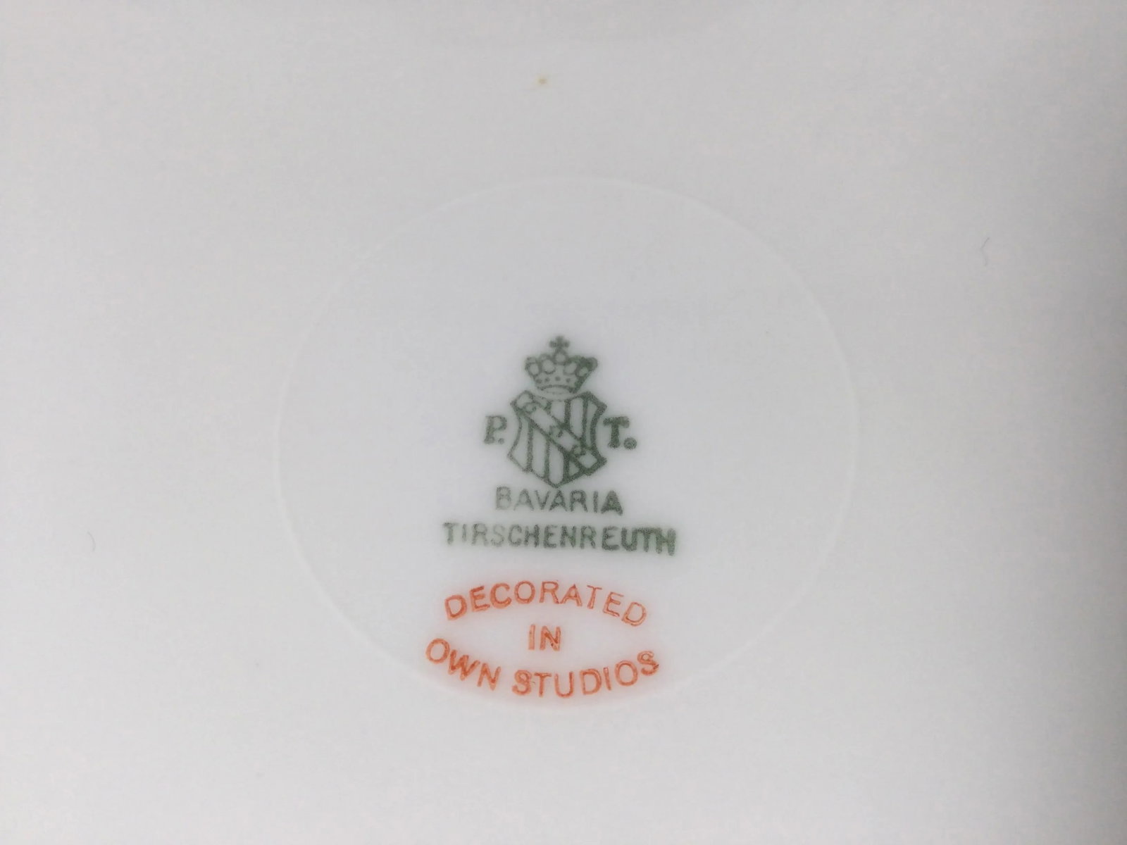 Vintage Tirschenreuth Porcelain Service Plates- Set of 12 - 4
