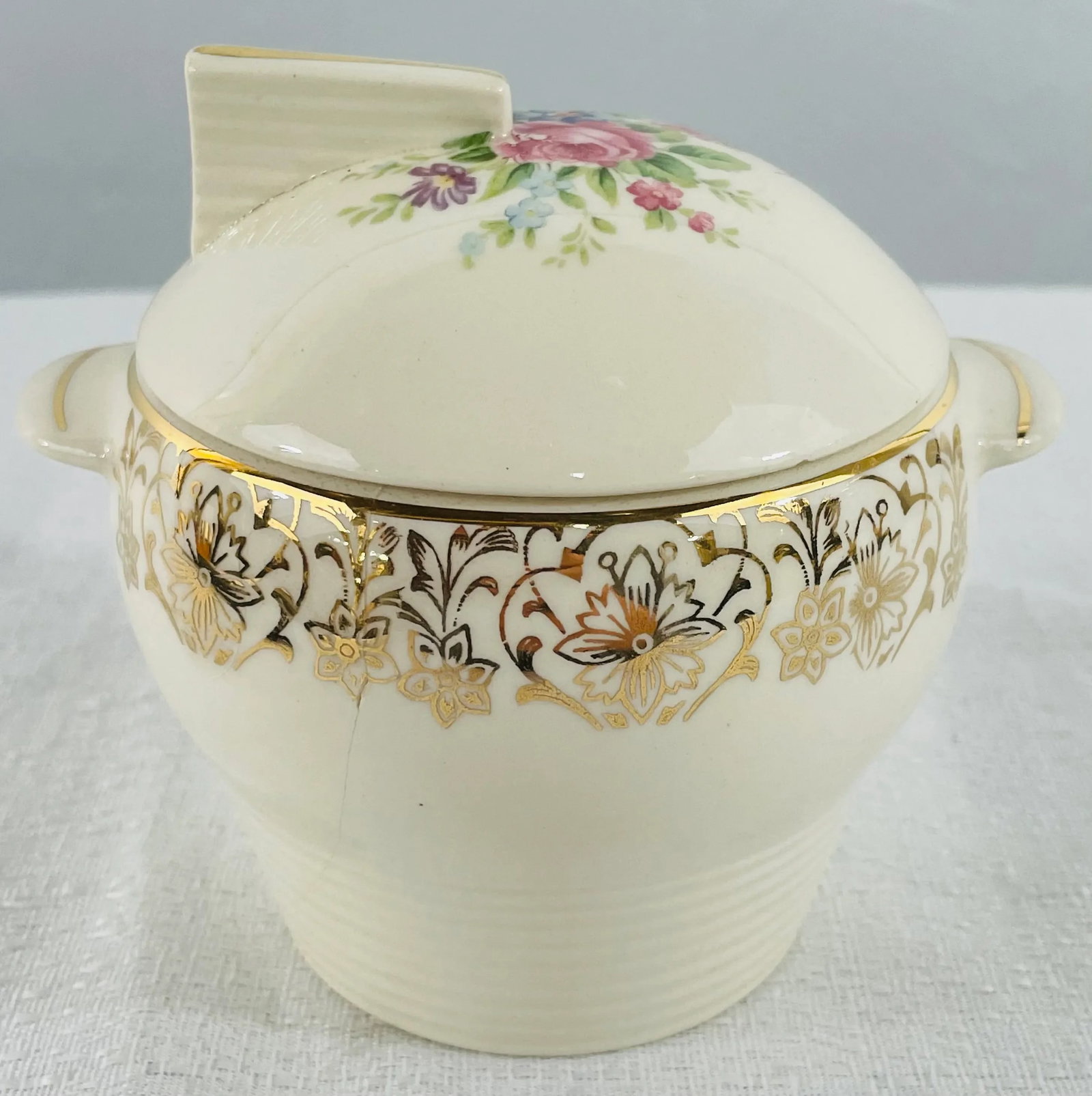 Triumph Limoges Usa. â€œRosalieâ€ Stamped With 22k Gold Trim, Set - 4