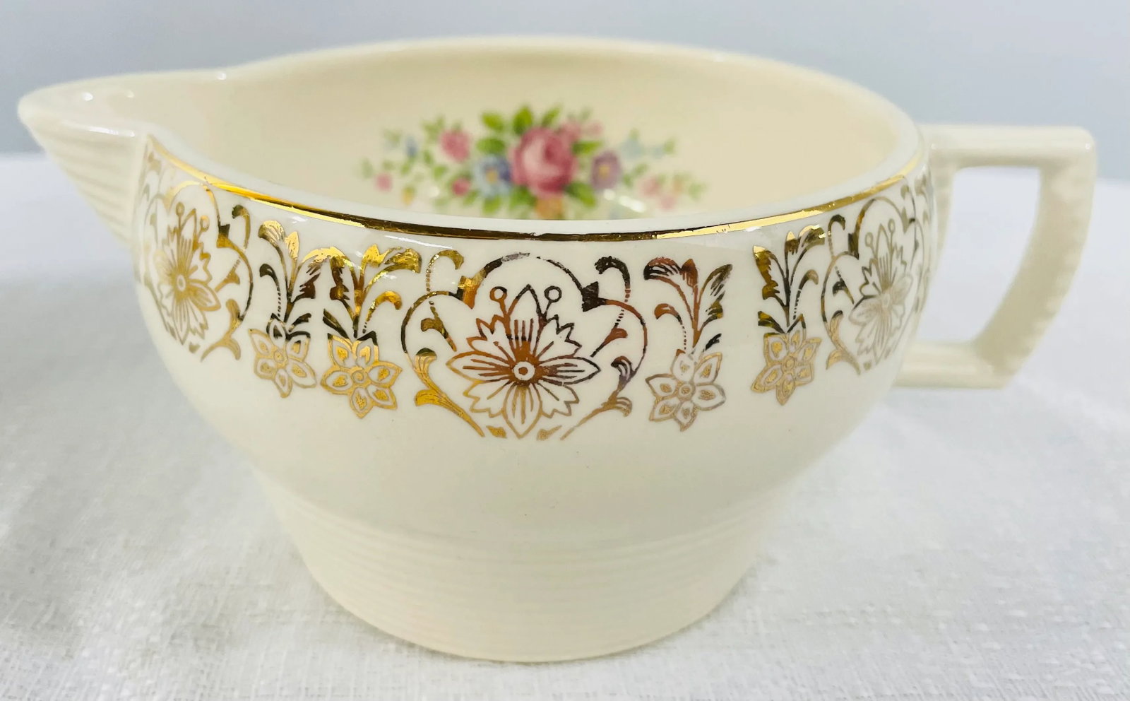 Triumph Limoges Usa. â€œRosalieâ€ Stamped With 22k Gold Trim, Set - 7