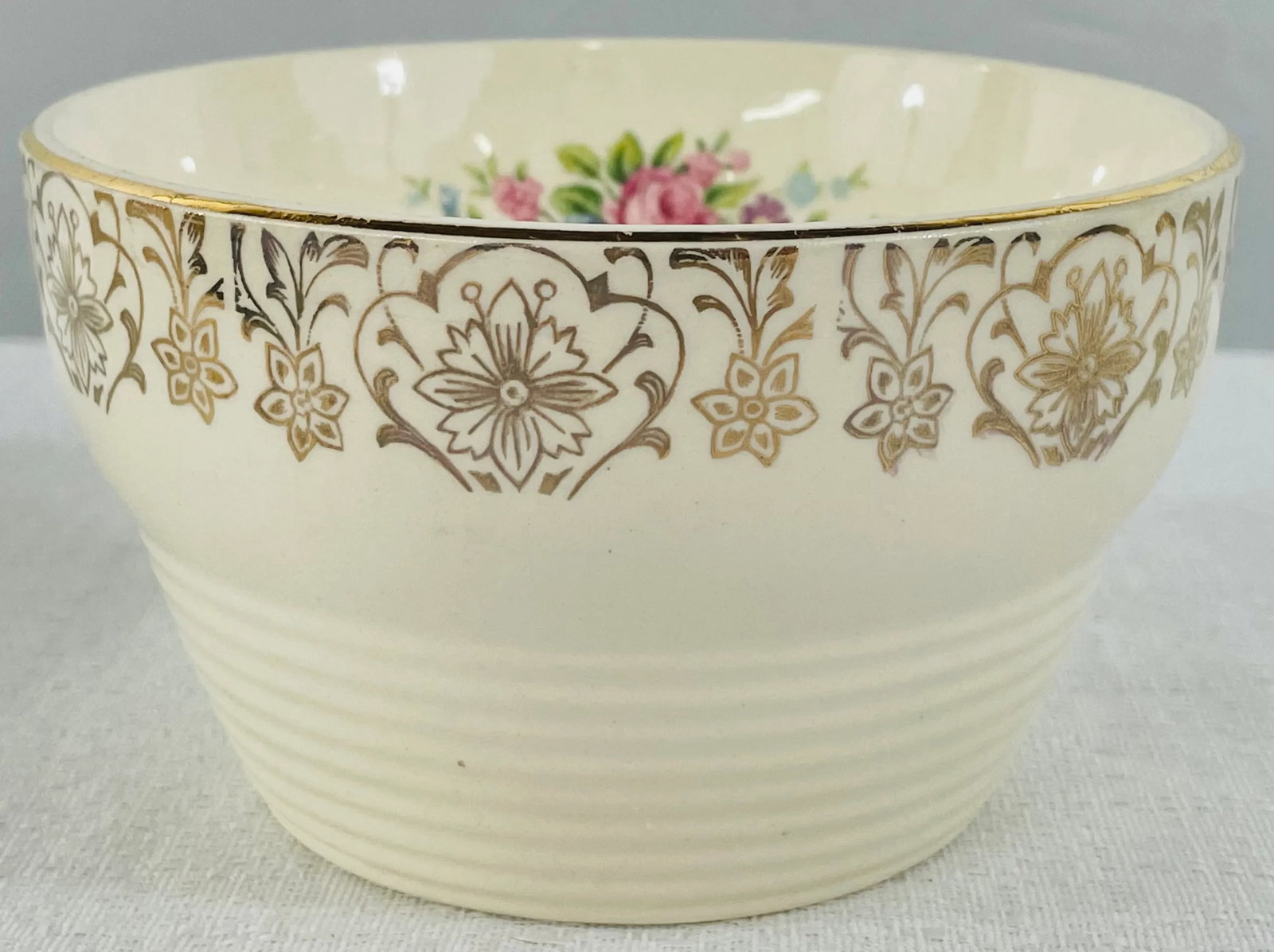 Triumph Limoges Usa. â€œRosalieâ€ Stamped With 22k Gold Trim, Set - 8