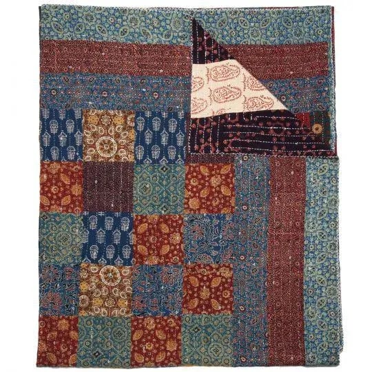 Checkerboard 6 Patchwork Quilt, Queen - Multi-Color - 2