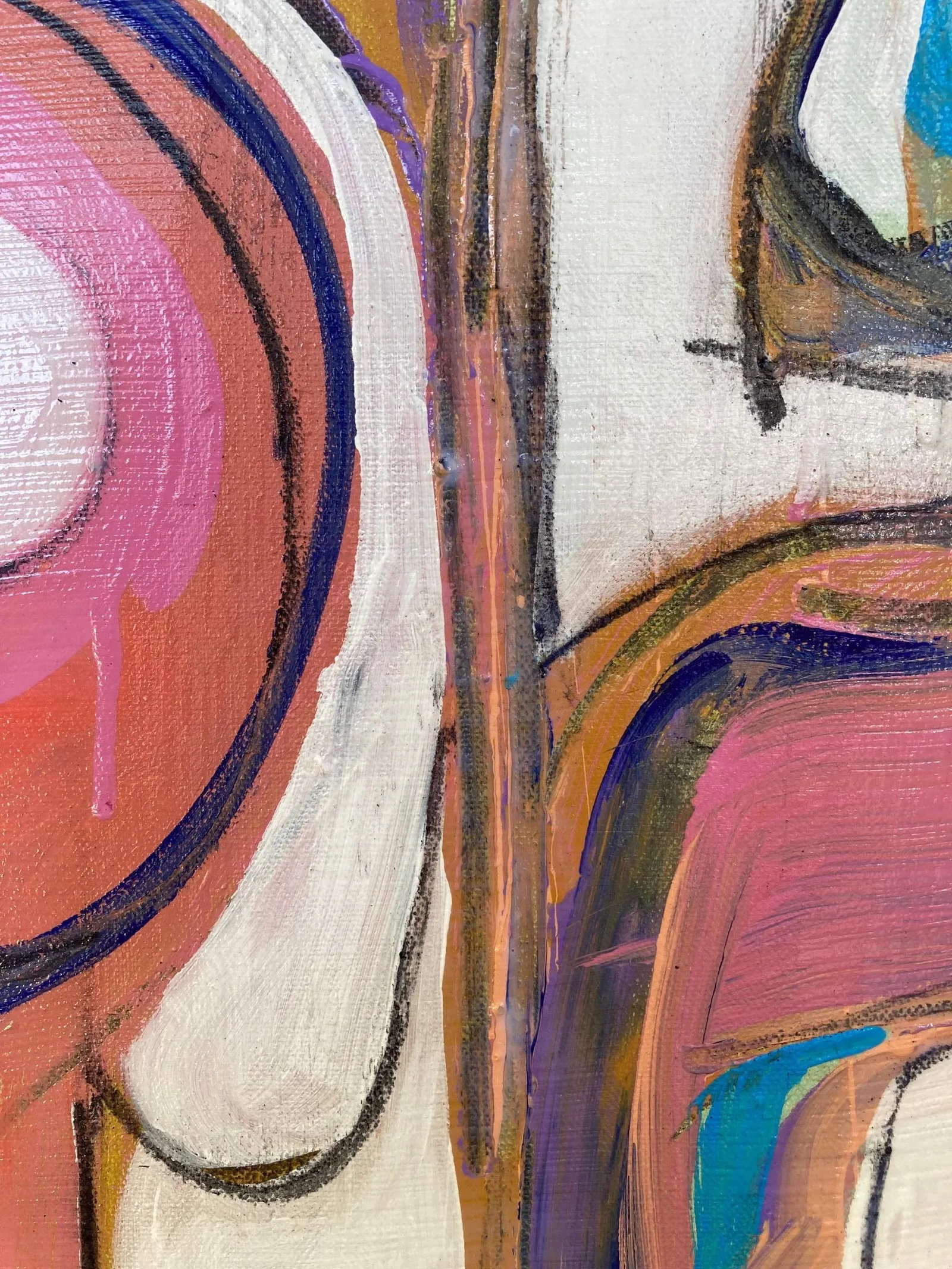 Lost Languages #2 Contemporary Abstract Mixed-Media Painting by G. Campbell Lyman - 2