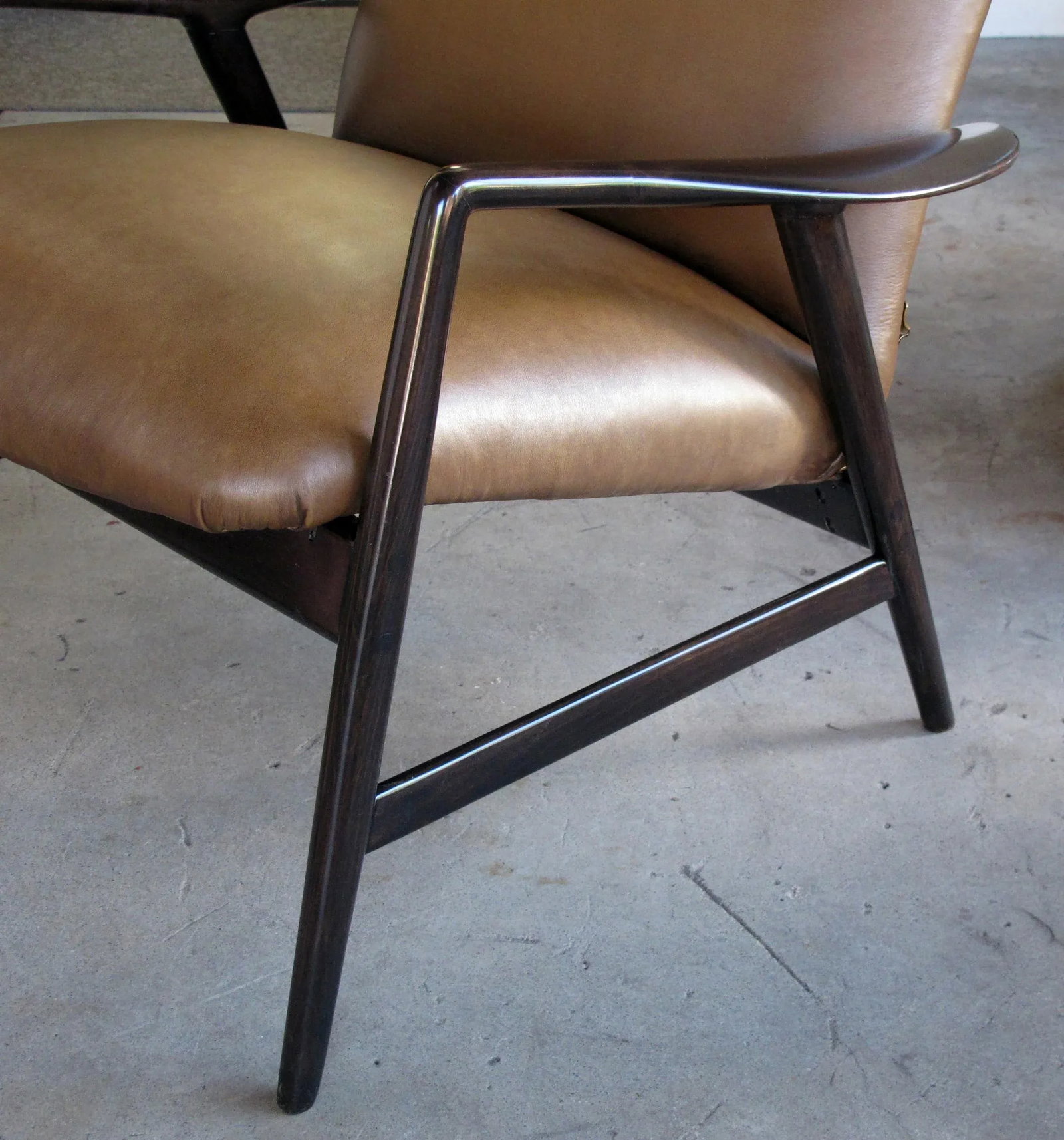 Alf Svensson Fritz Hansen Danish Modern Reclining Lounge Chair - 4