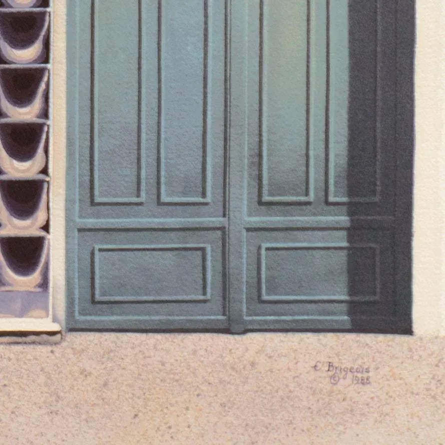 Bijouterie, Tulle, France' by Evelyne Brigeois, 1988, French Village, Boise, National Watercolor So - 2