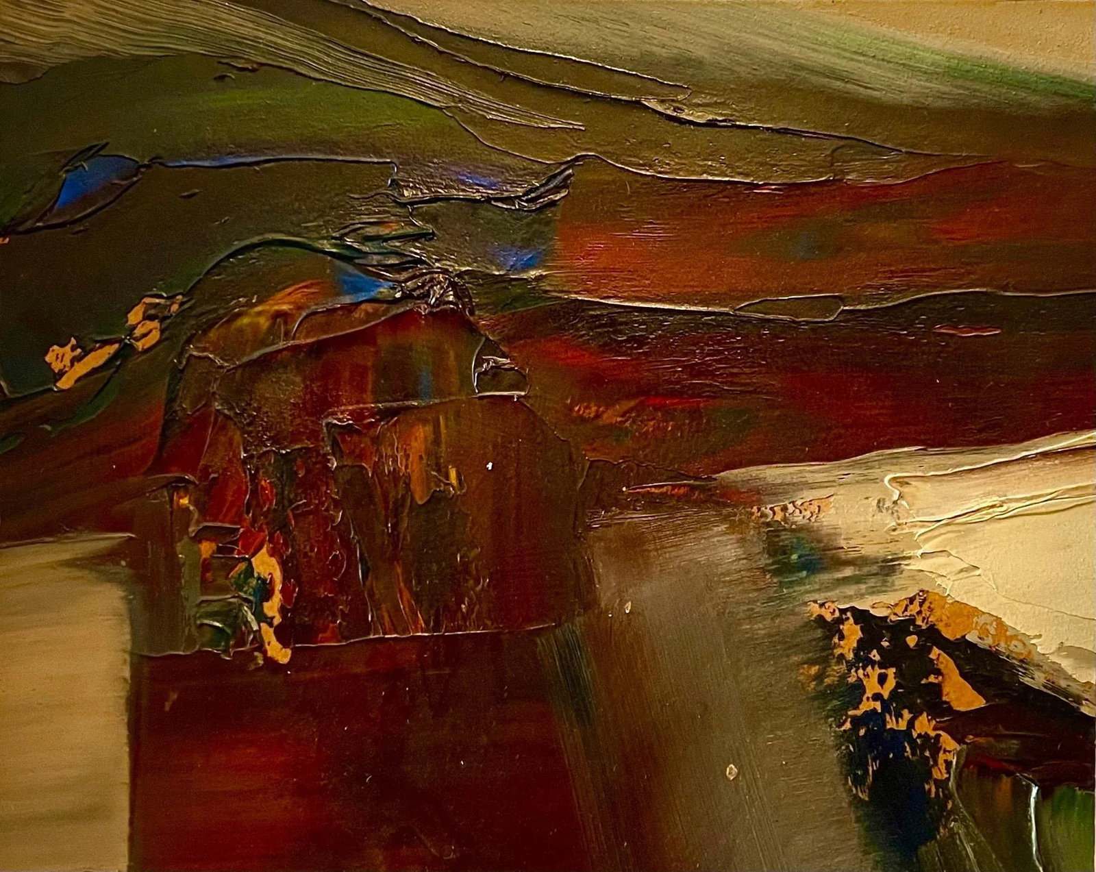 Don Clausen, 1974 California Bay Area Abstract Expressionist Bold Oil Painting Don Clausen, 1974 - 2