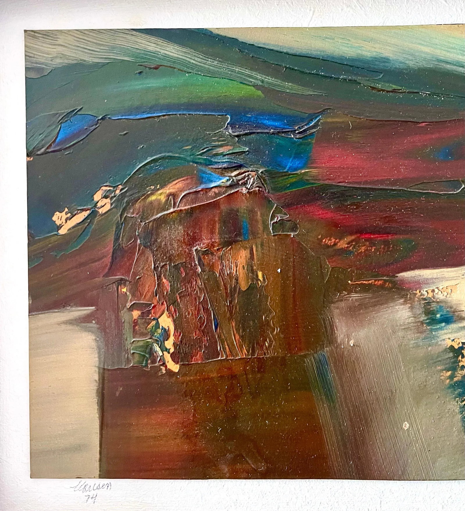 Don Clausen, 1974 California Bay Area Abstract Expressionist Bold Oil Painting Don Clausen, 1974 - 4