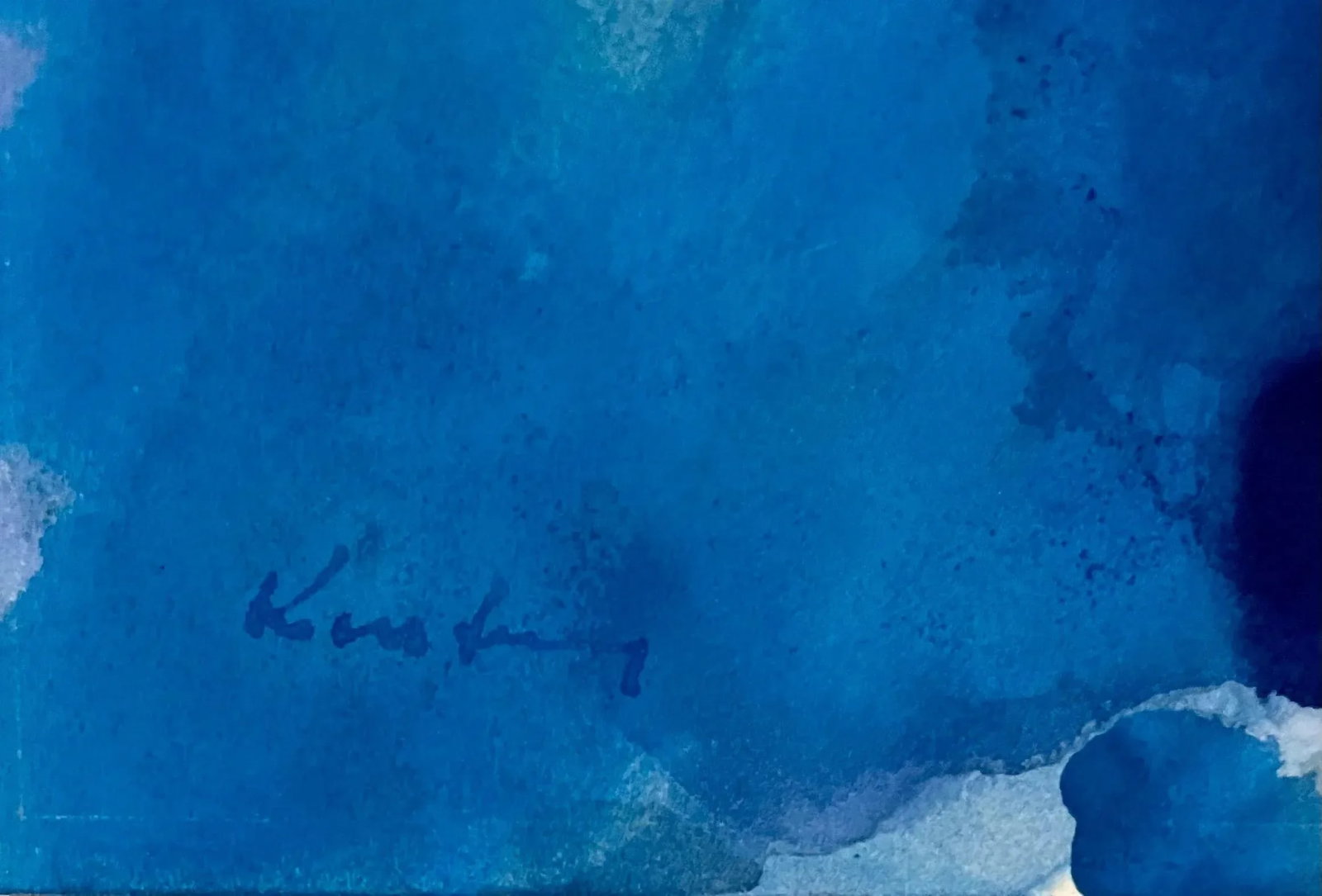 Modernist Abstract Expressionist Watercolor Painting by Pawel Kontny - 3