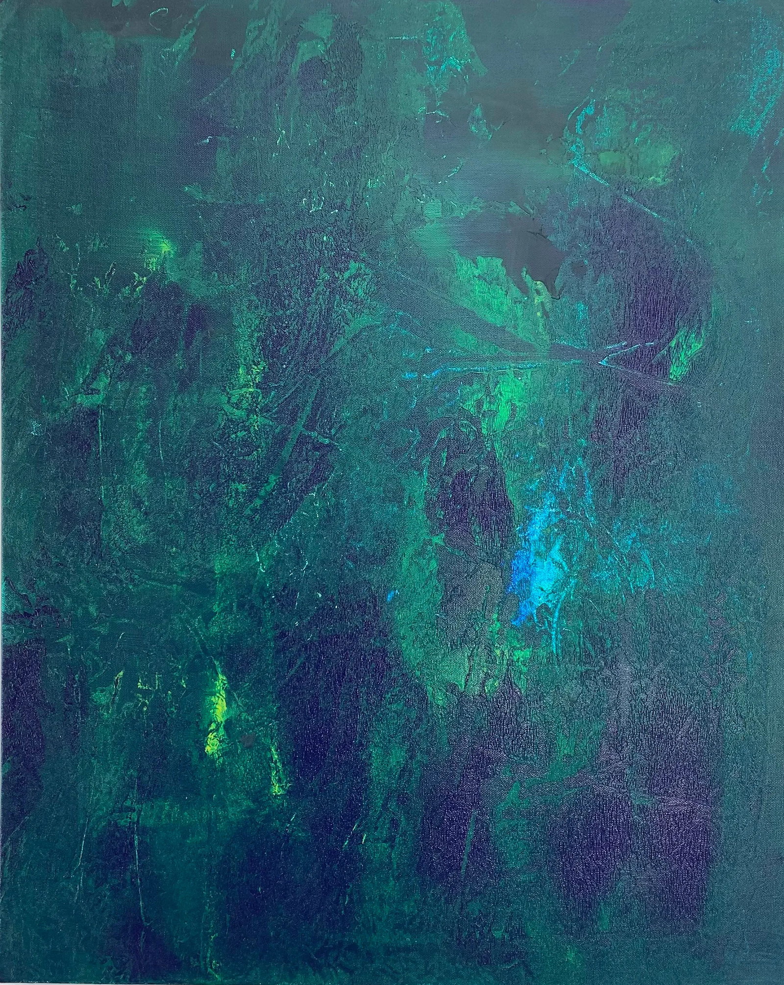 Fall Into Place 2 Contemporary Original Abstract Painting by Nina Weintraub: Nina is an artist, ceramist and colorist with 20 years of professional experience and a lifetime of art appreciation. Originally from Virginia and having traveled and lived extensively worldwide she