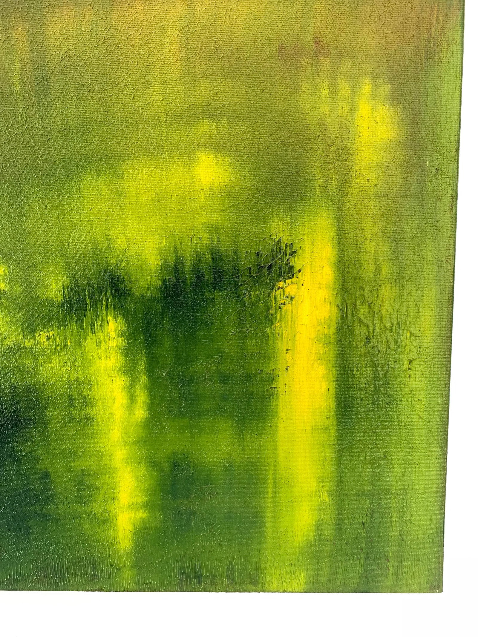 Yellow Angels Contemporary Original Abstract Painting by Nina Weintraub - 2