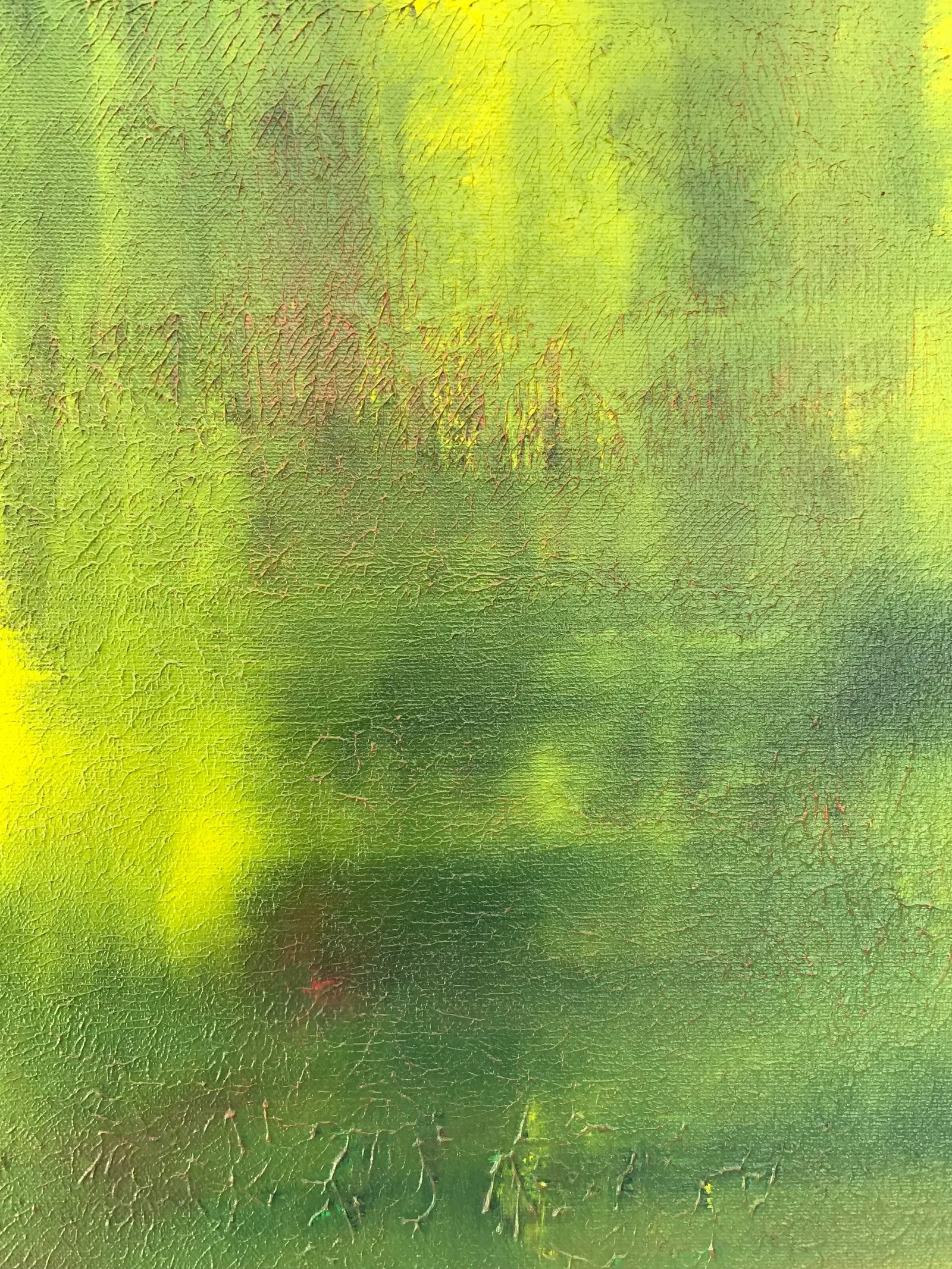 Yellow Angels Contemporary Original Abstract Painting by Nina Weintraub - 7