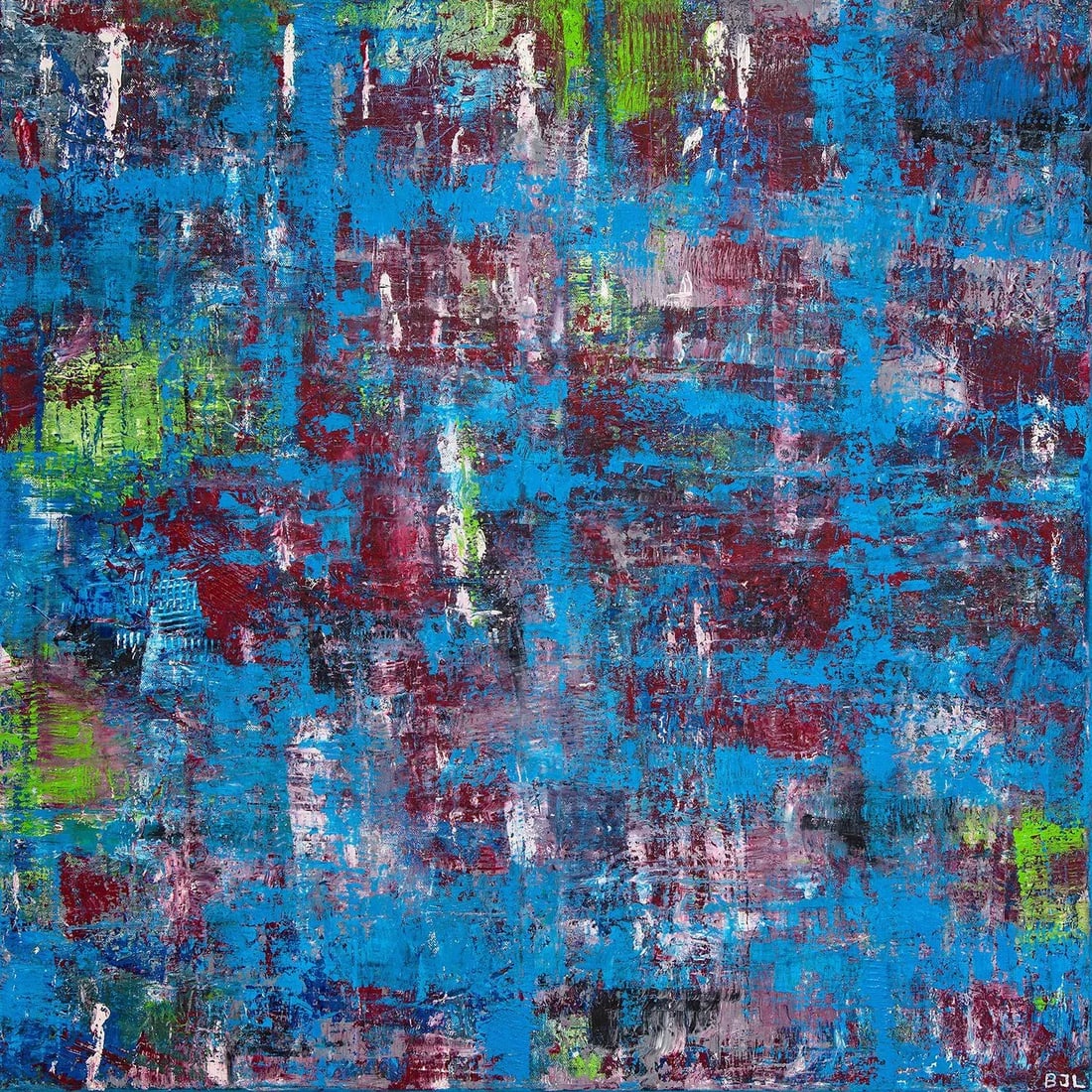 Abstract_008 Contemporary Oil Painting on Canvas, Framed - 2