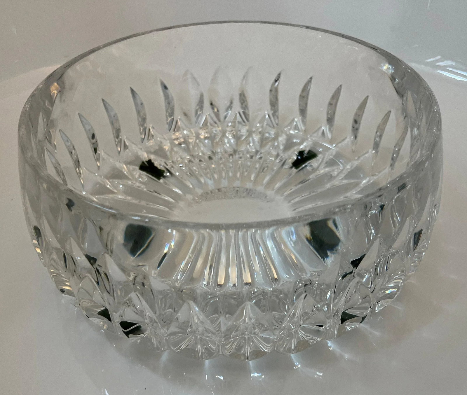 Late 20th Century Decorative Glass Serving Bowl - 4