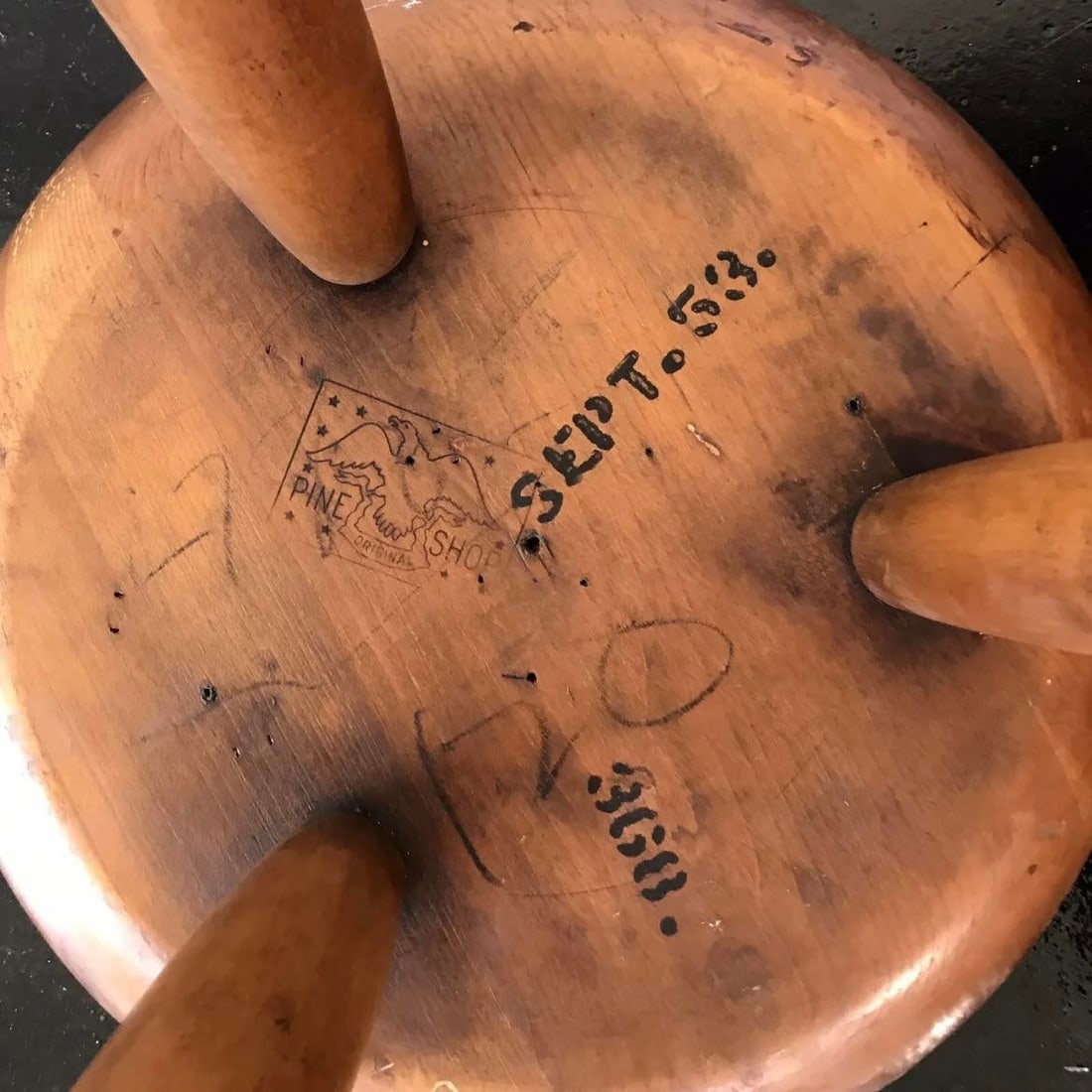 Midcentury Milking Stool - 4