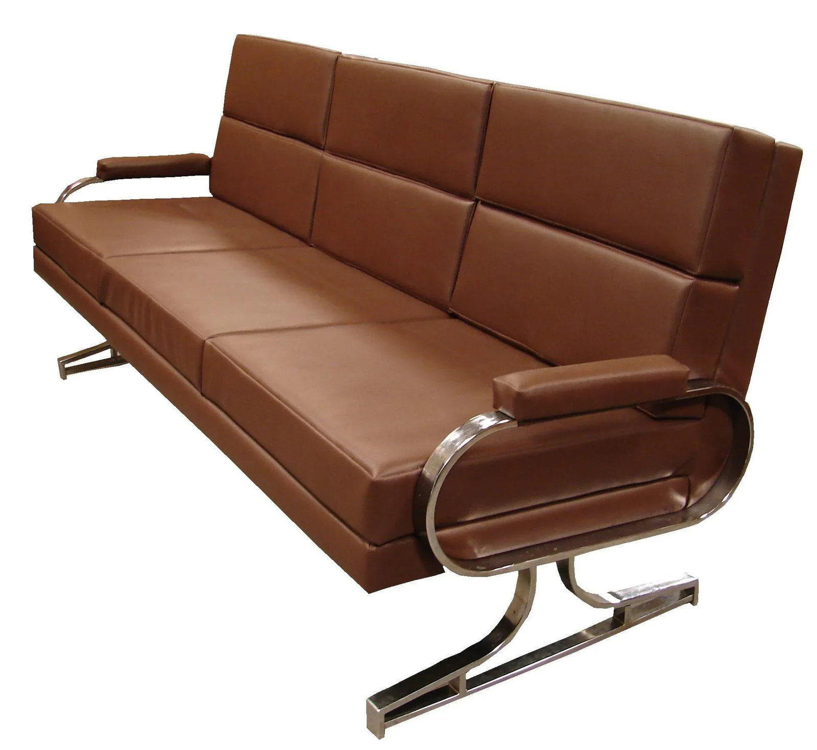 Mid 20th Century Settee in the Style of Milo Baughman - 4