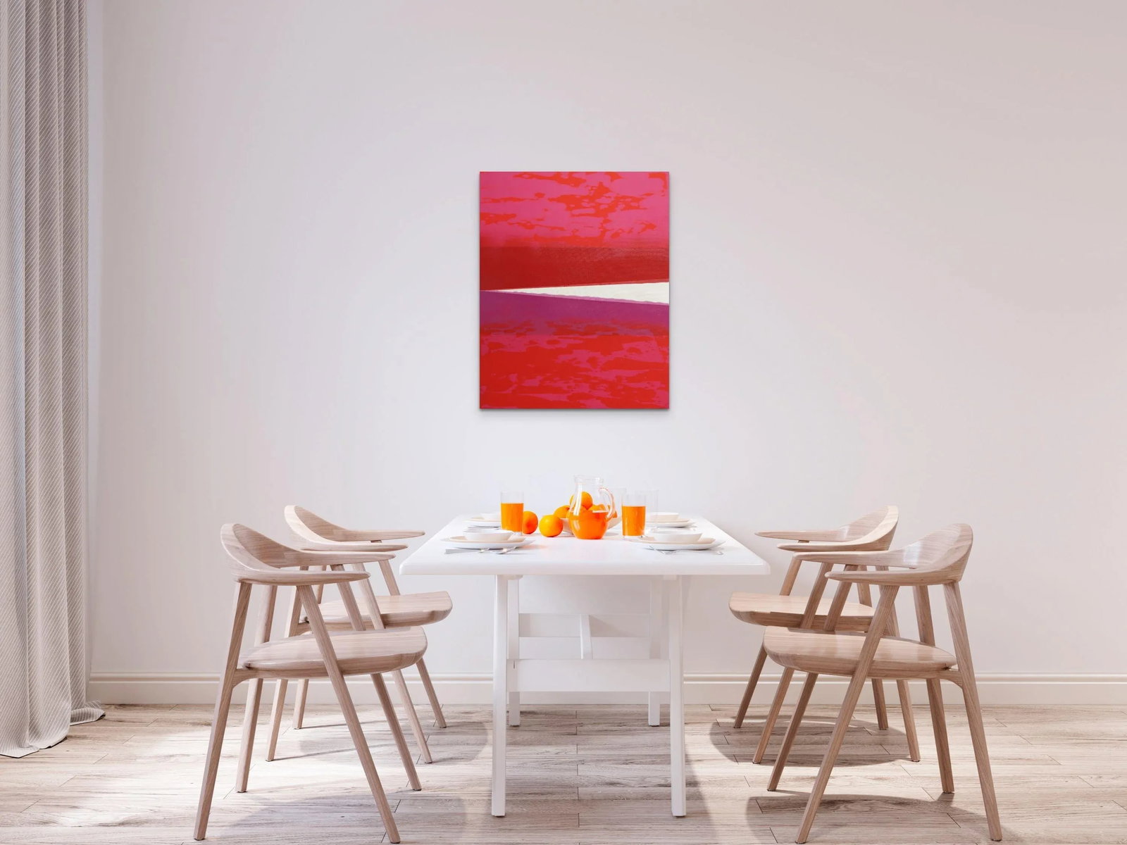 Contemporary Abstract Mixed Media on Paper Painting "S'en Aller - 01" by Guillaume Moschini - 2