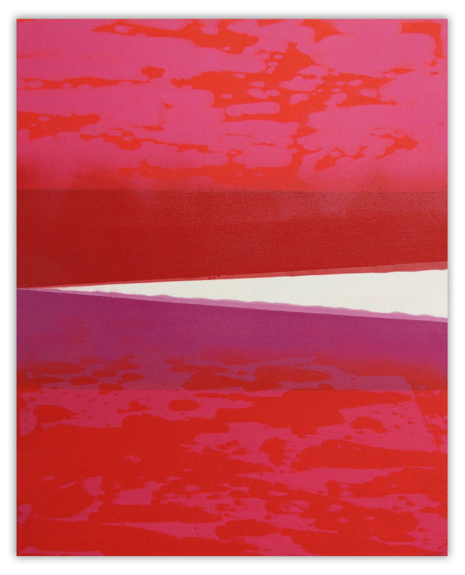 Contemporary Abstract Mixed Media on Paper Painting "S'en Aller - 01" by Guillaume Moschini - 4