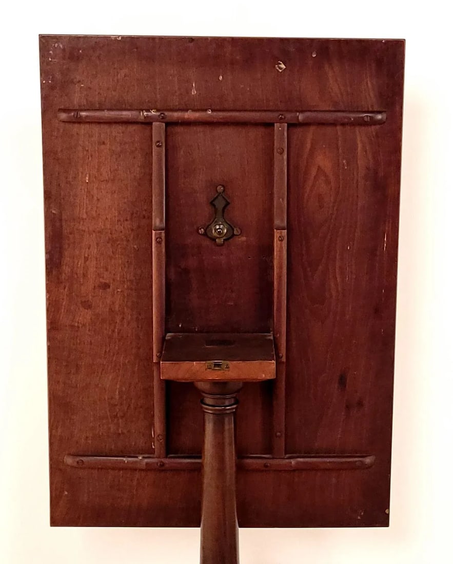 George III Tilt Top Mahogany Rectangular Tea Table, Circa 1790 - 8