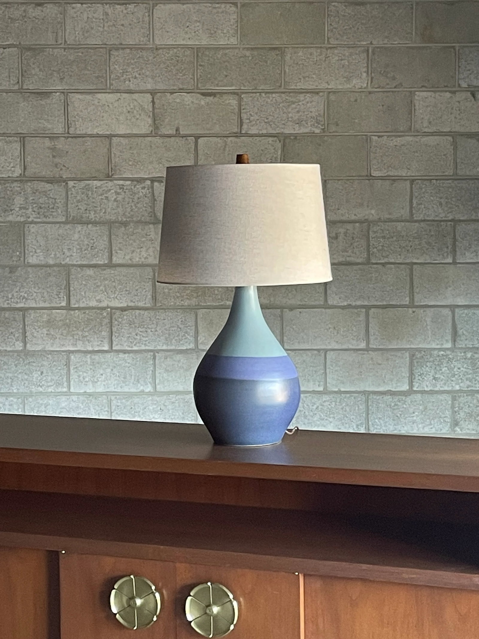1970s Jane and Gordon Martz Ceramic Table Lamp - 2