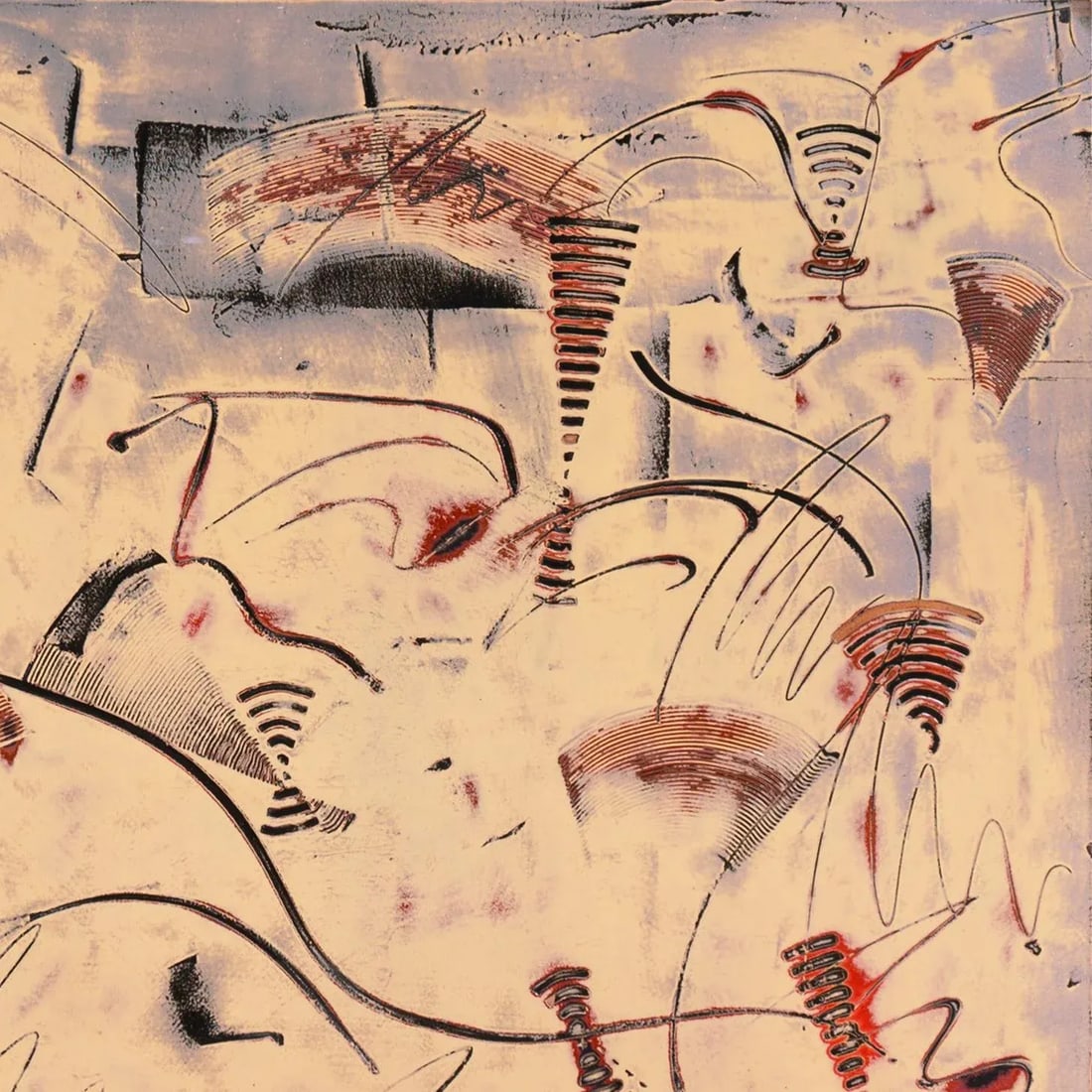 Nankaweep' by Jim Jacobs, 1983, Lopoukhine Gallery, Boston, American Abstraction - 5