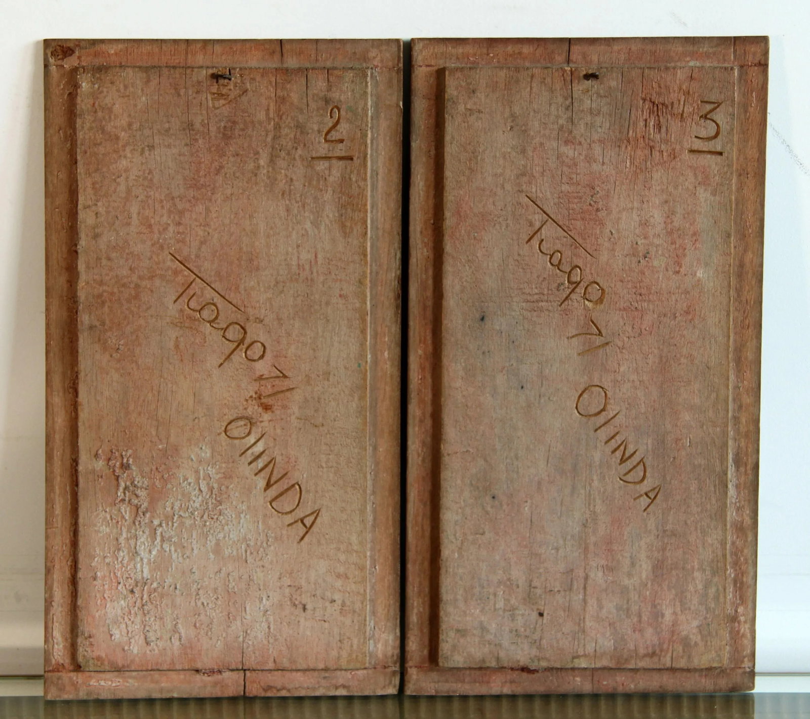 Vintage 1970's Brazilian Expressionist Folk Art Wall Plaques by Tiago Amorim - 8
