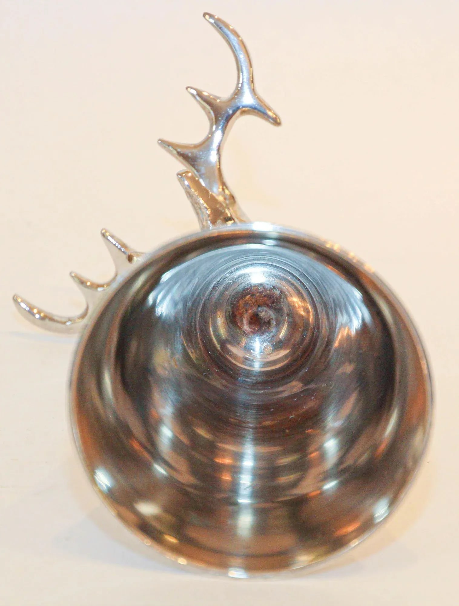 Stag Elk Silver Stirrup Cup Goblet Hunting Equestrian Barware Decor - 12