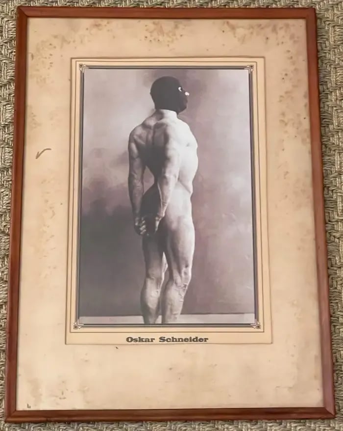 Early 20th Century Greco Roman Tournament Posters of Oskar Schneider & Georg Lurich, Nude - a Pair - 8