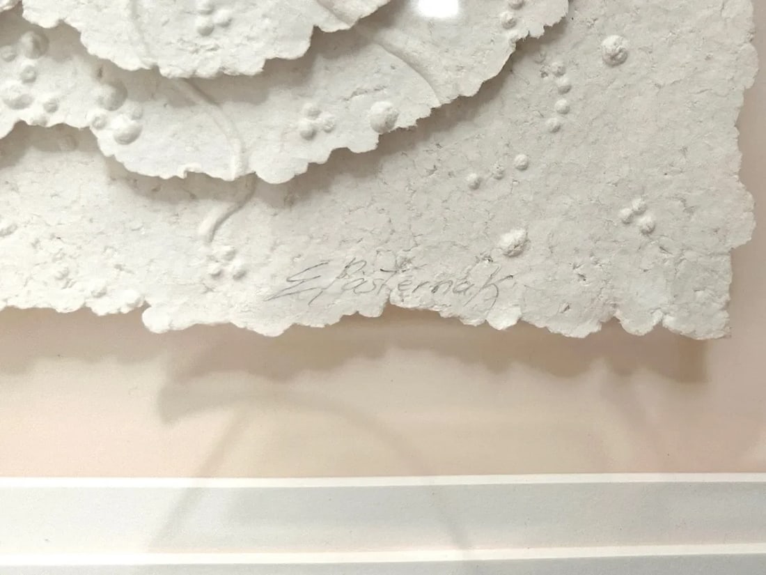 Postmodern Ed Pasternak Pressed Paper Art - 6