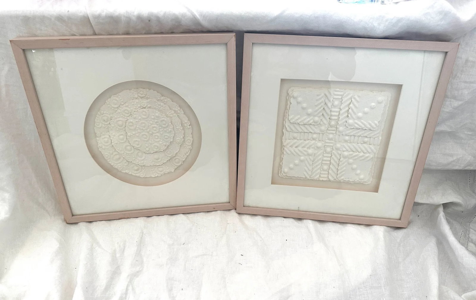 Postmodern Ed Pasternak Pressed Paper Art - 7