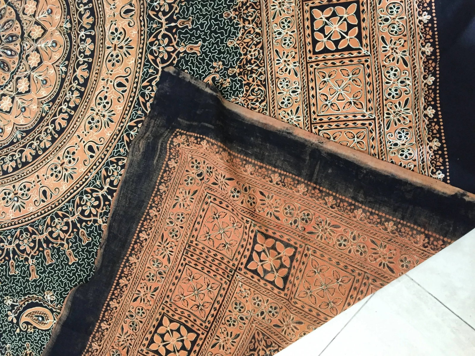 Vintage Indian Embroidered Textile - 9