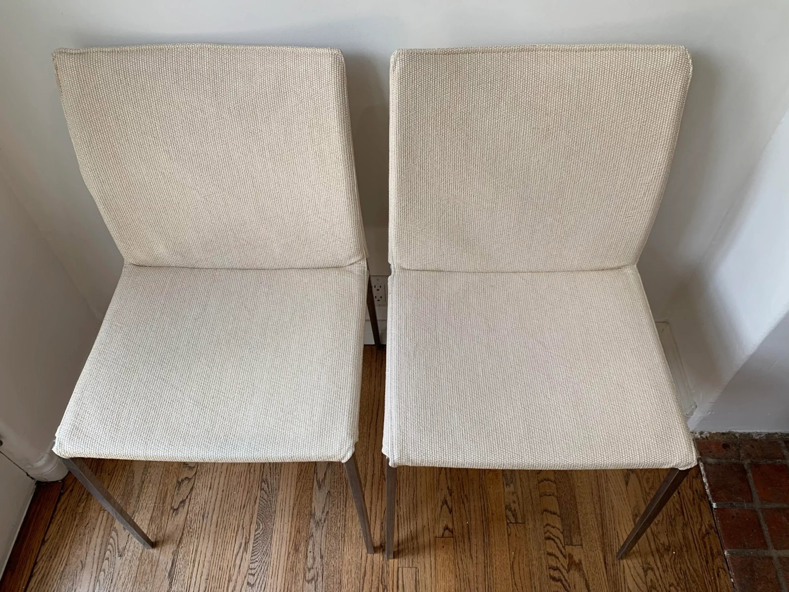 1990s Solid Aluminum Frame Dining Side Chairs, Set of 4 - 5