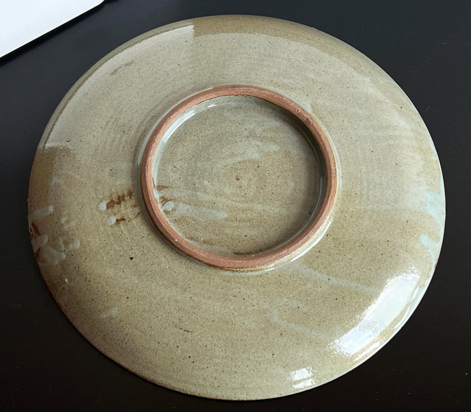 Vintage Japanese Studio Pottery Ceramic Serving Platter by Kim Doo-Seun - 7