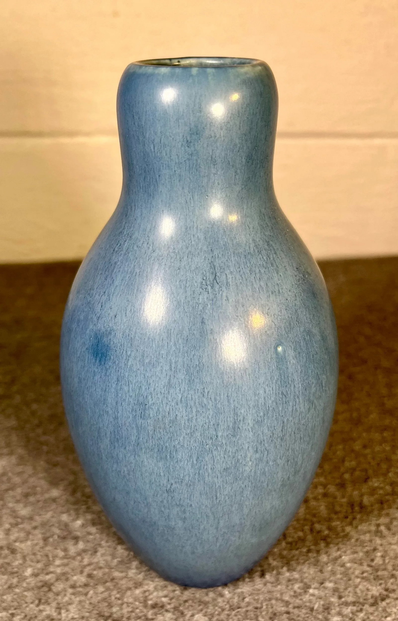 1920s Rookwood Blue Glaze Cabinet Vase - 3