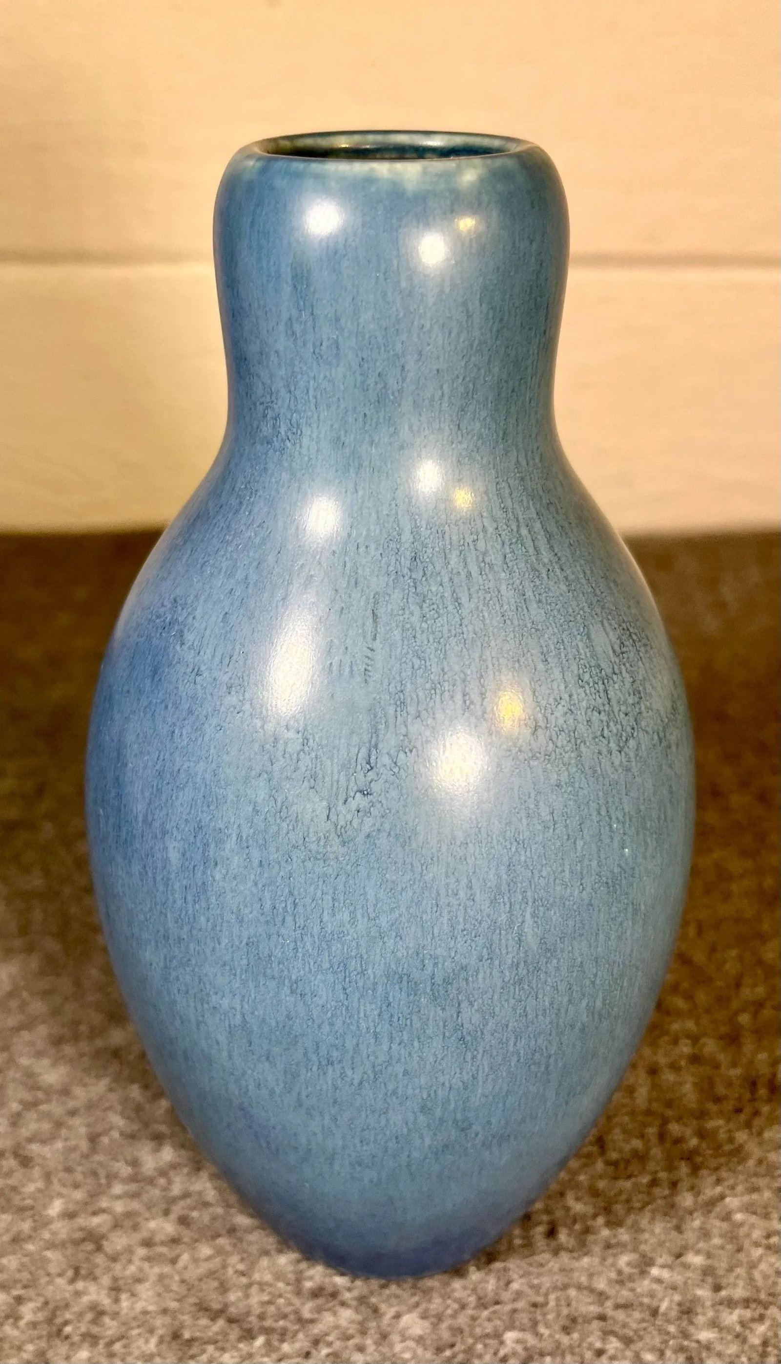 1920s Rookwood Blue Glaze Cabinet Vase - 5