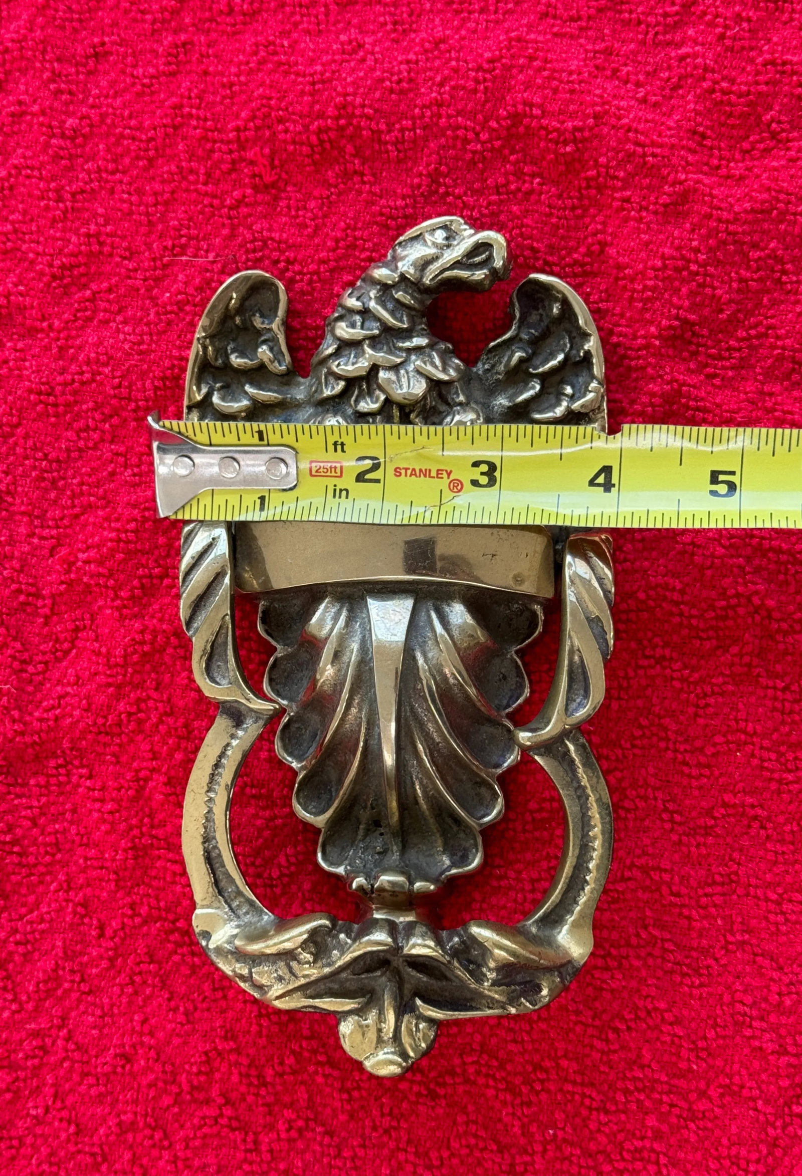 Eagle Door Knocker - Solid Brass - 3