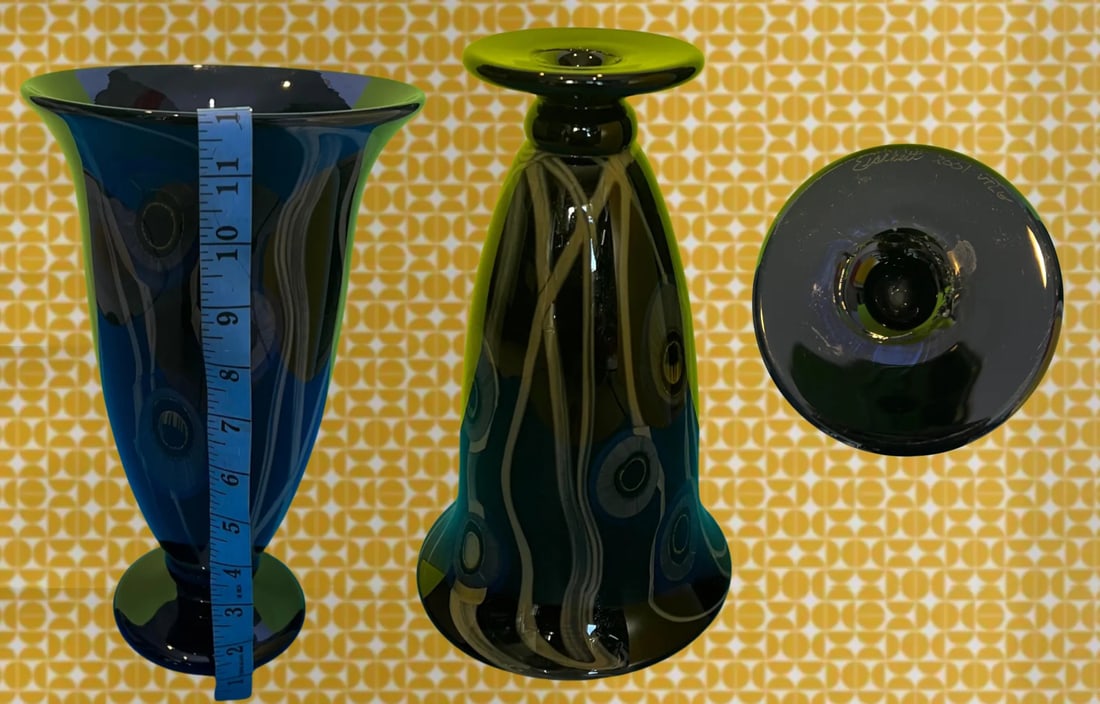 Art Glass Vase Sea Anemone - 12