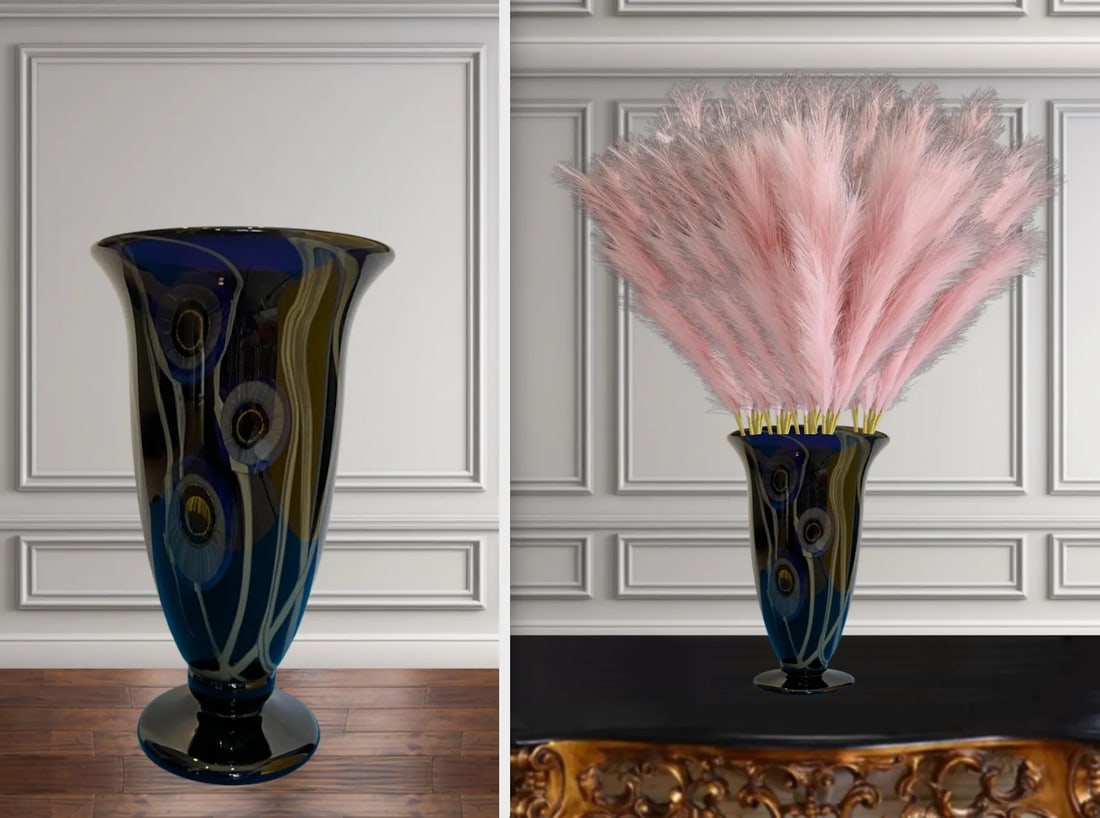 Art Glass Vase Sea Anemone - 6