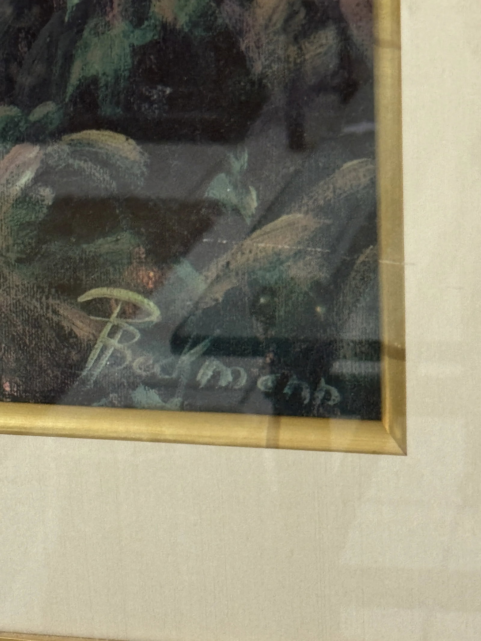 Mission Garden, Signed by Pete Beckmann, Acrylic on Canvas, Framed - 3
