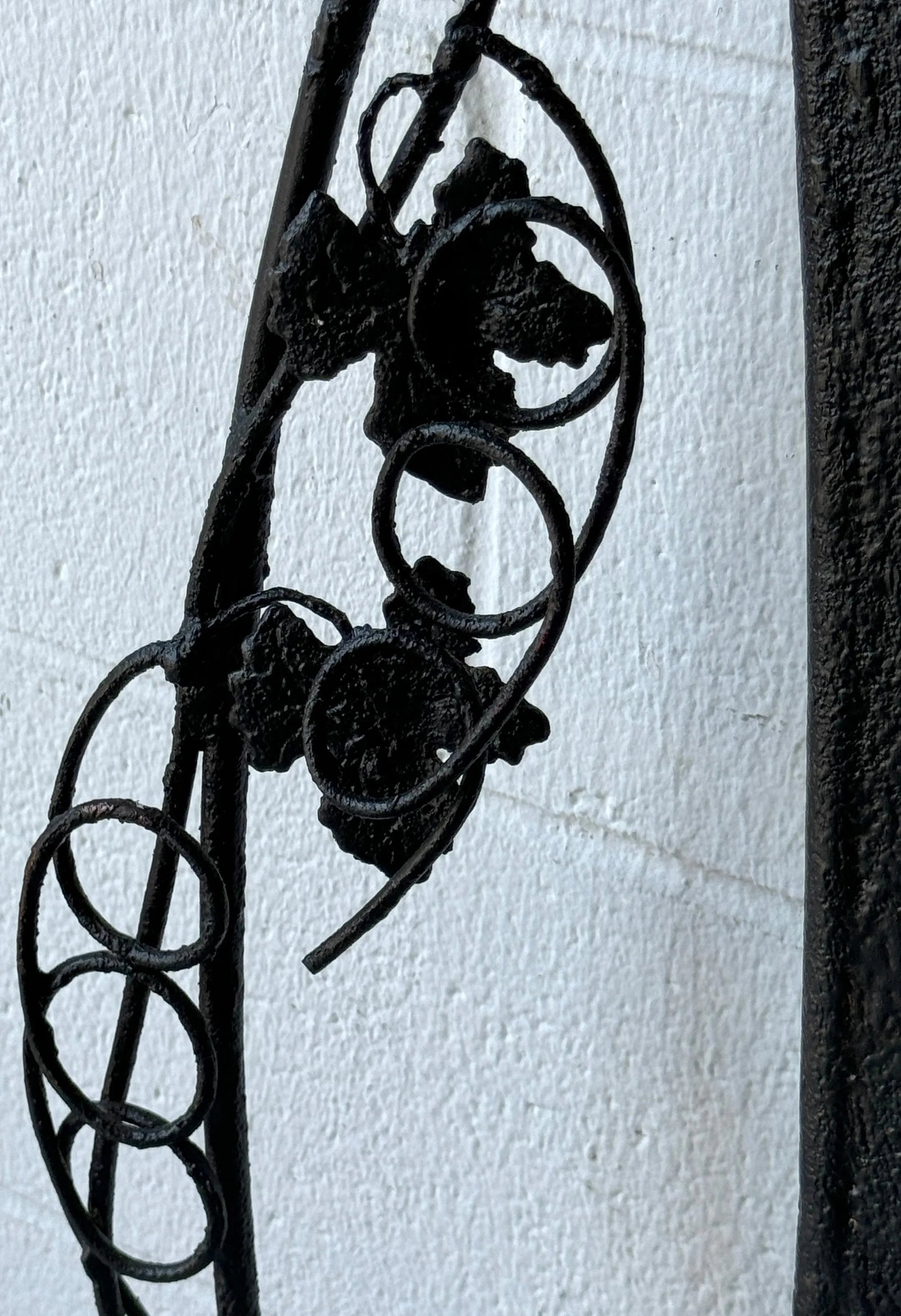 Post Modern Forged Iron Mirror, Style of Albert Paley - 2