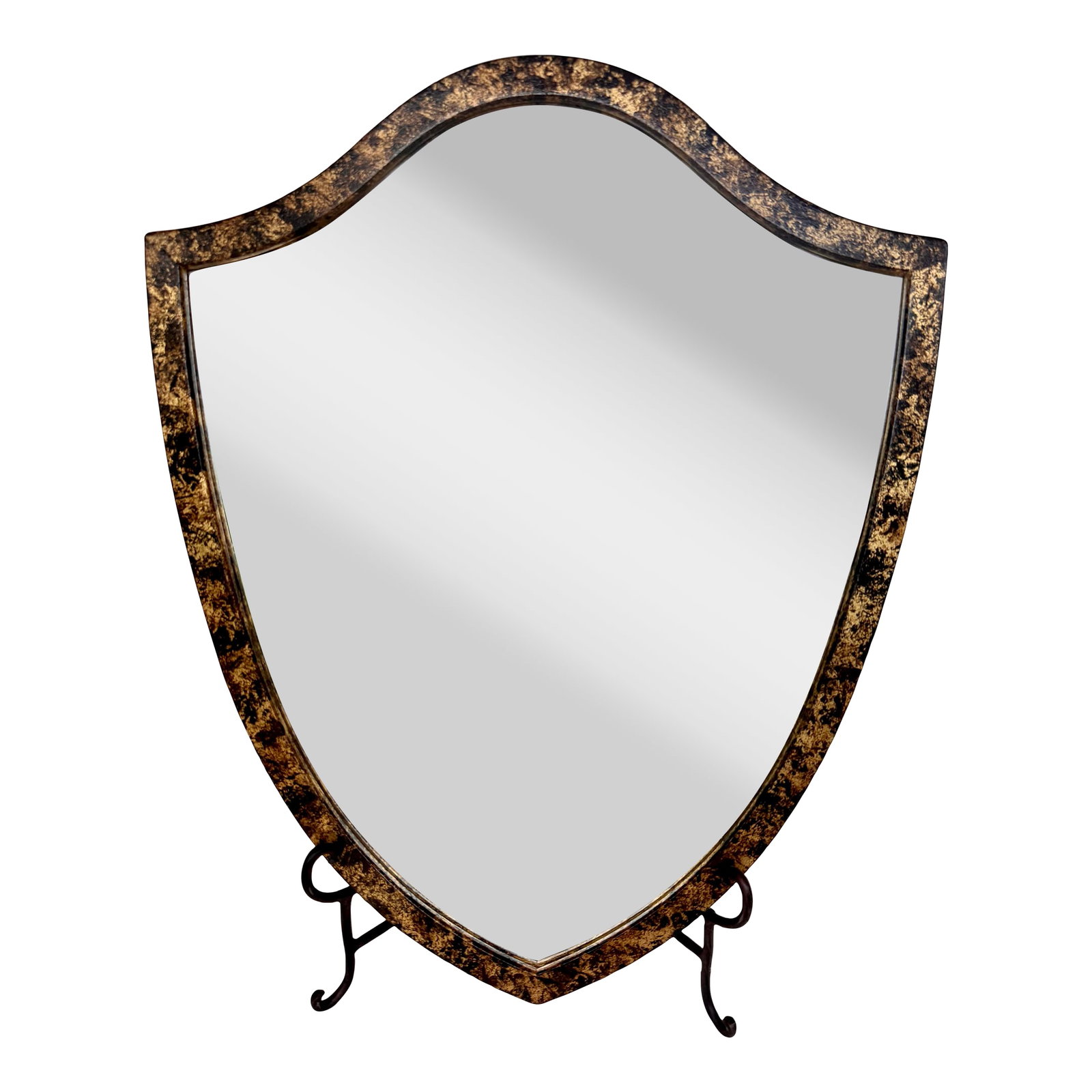 Vintage Bombay & Co Hepplewhite Wall Mirror in Faux Tortoiseshell Finish - Newly Painted: Enhance your home decor with this captivating Vintage Hepplewhite Wall Mirror, newly customized in a stunning faux tortoiseshell finish. Crafted by the renowned Bombay Company, this exquisite piece