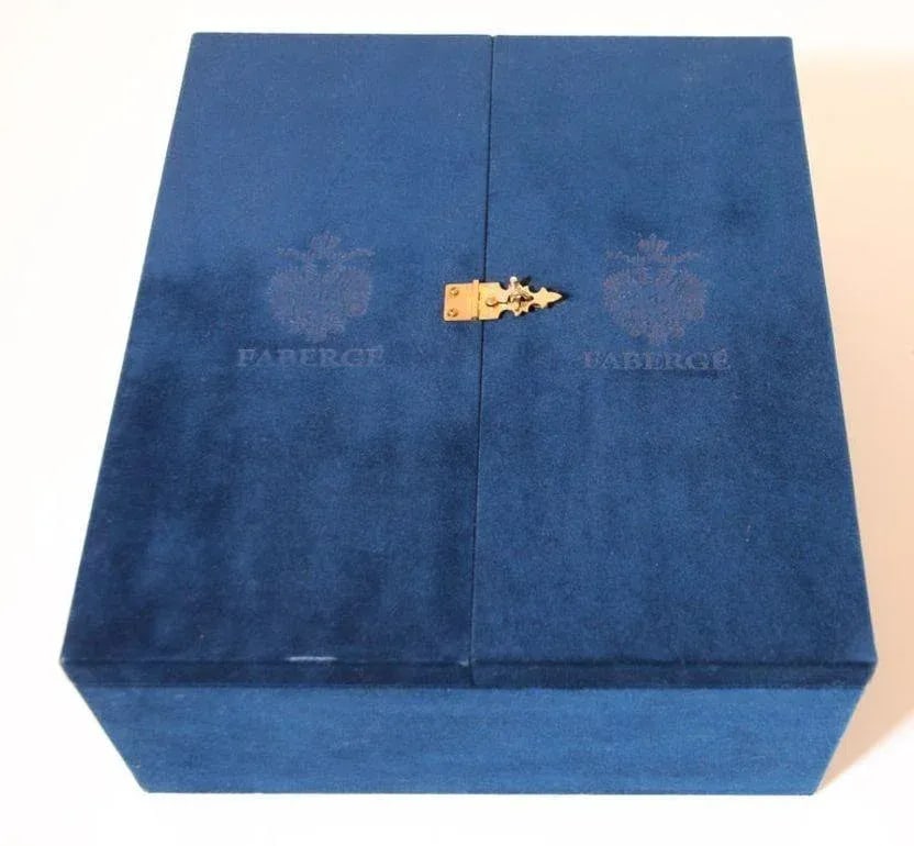FabergeÃƒÃ… Porcelain Tea, Coffee Cups Set of Four in a Velvet Case - 2
