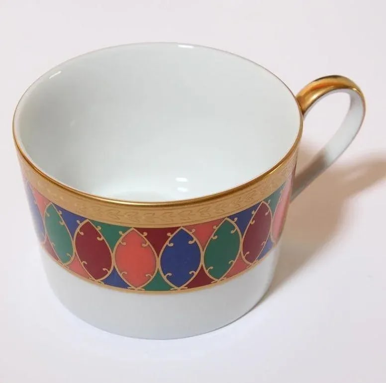 FabergeÃƒÃ… Porcelain Tea, Coffee Cups Set of Four in a Velvet Case - 9