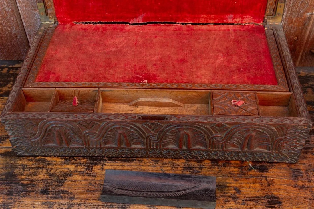 19th Century Anglo Indian Writing Box - 9