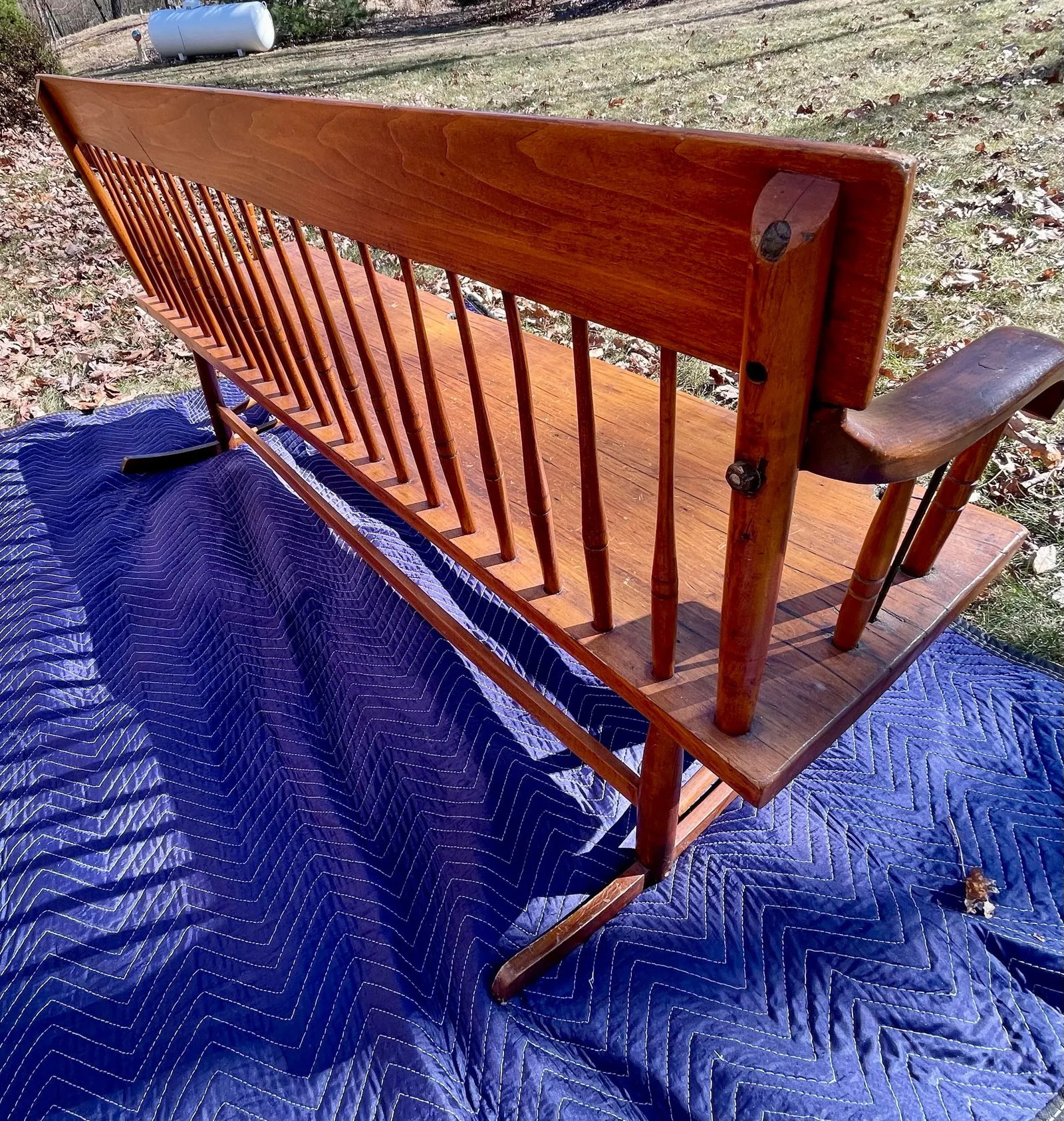 Antique Pennsylvania Mammy / Rocking Bench - 5
