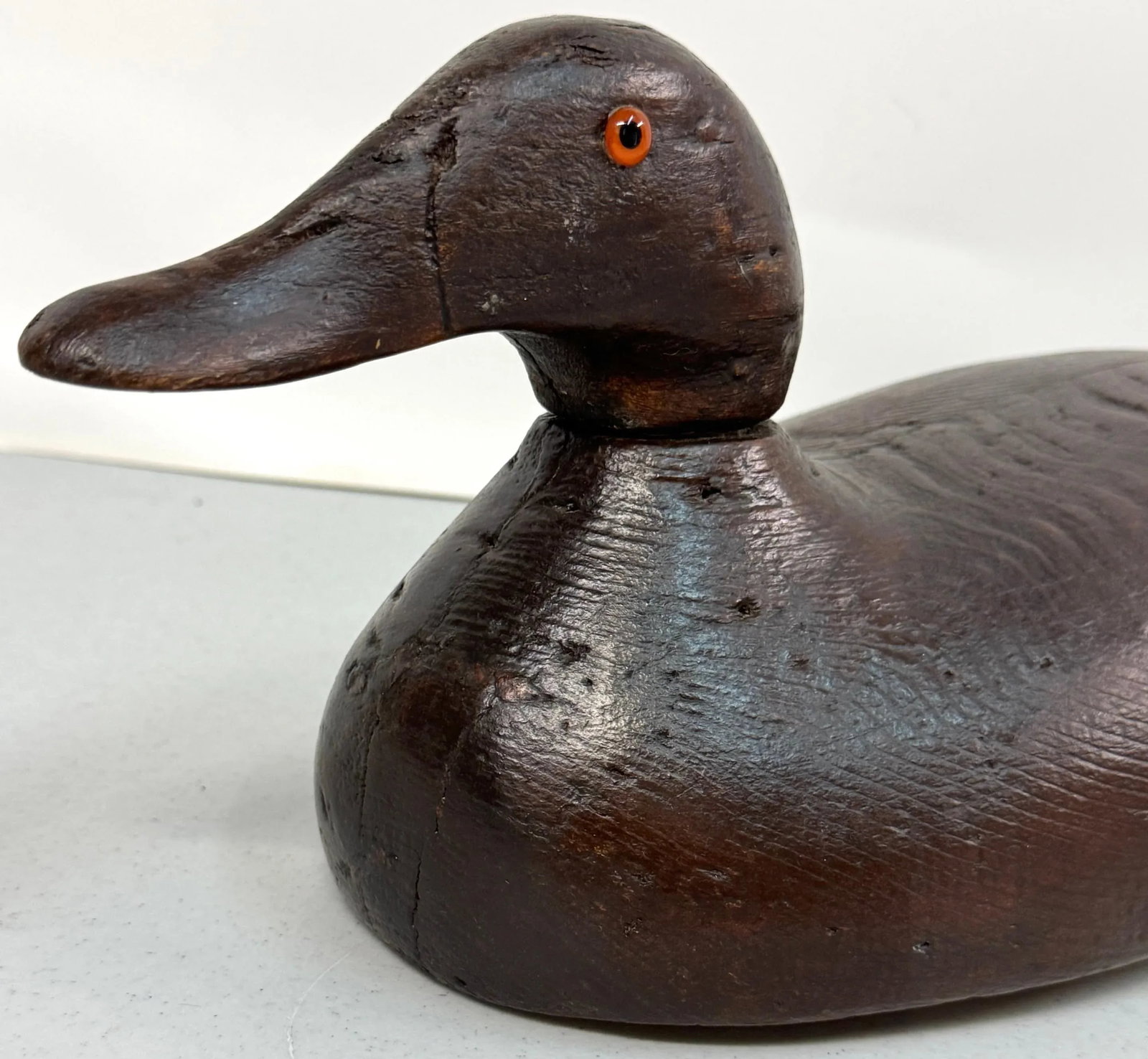 Antique American Hunting Canvasback Decoy Signed C. A Locart & J.G. - 5