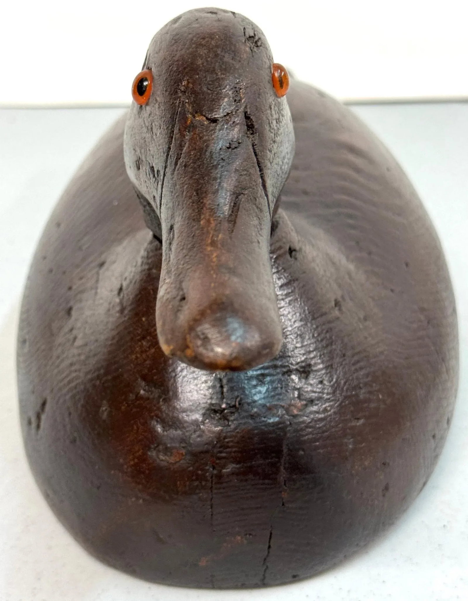 Antique American Hunting Canvasback Decoy Signed C. A Locart & J.G. - 6