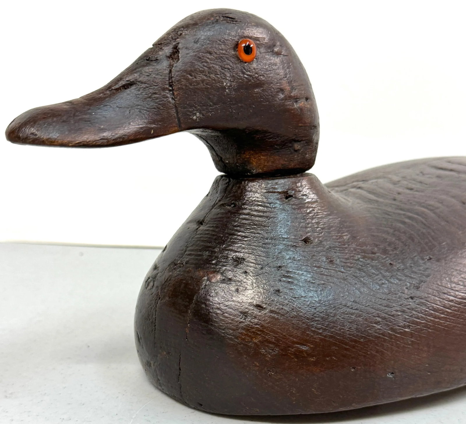 Antique American Hunting Canvasback Decoy Signed C. A Locart & J.G. - 7