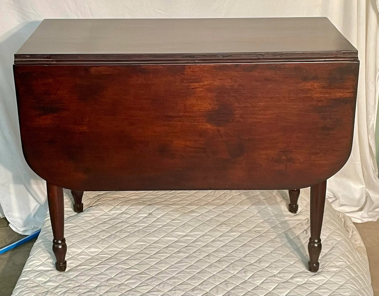 Antique Sheraton Drop Leaf Table - 5
