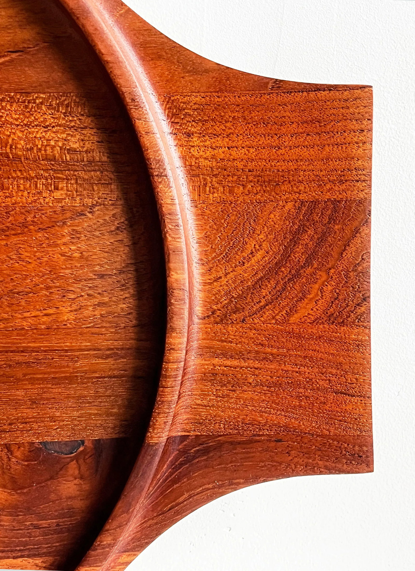 Vintage 21" Danish Modern Teak Cocktail Serving Tray by Jens Quistgaard for Dansk - 3